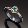 Blue Zircon Marianas Ring