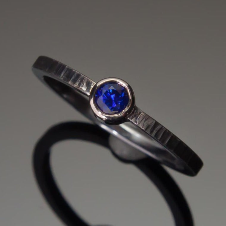 Blue Sapphire Marianas Ring