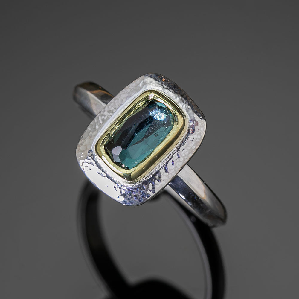 Blue-Green Tourmaline Marianas Ring 1