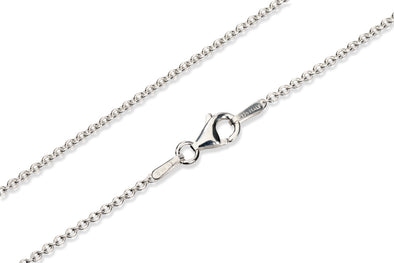 Sterling Silver 1.5mm Cable Chain - 18"