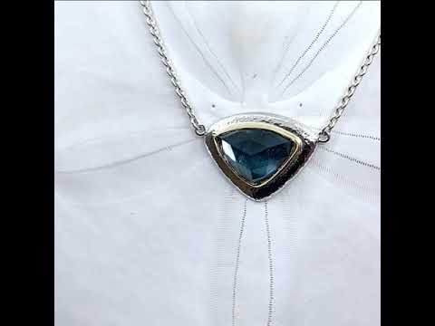 Marianas Atlantic-Blue Tourmaline Pendant