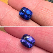 Cushion-cut tanzanite 4.19ct